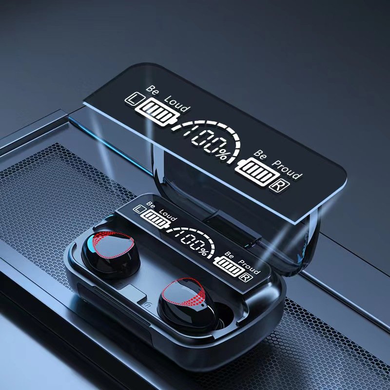 M10 Tws Wireless Headphones Bluetooth Earphone With Charging Box Led Sports Stereo Noise Canceling Earbuds Headsets For Xiaomi