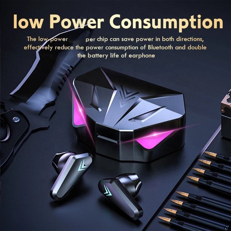 Trending 2024 New Electronics Hifi Stereo Headphones ENC Wireless Earbuds Game Esports Low Latency TWS Gaming In-ear Earphones