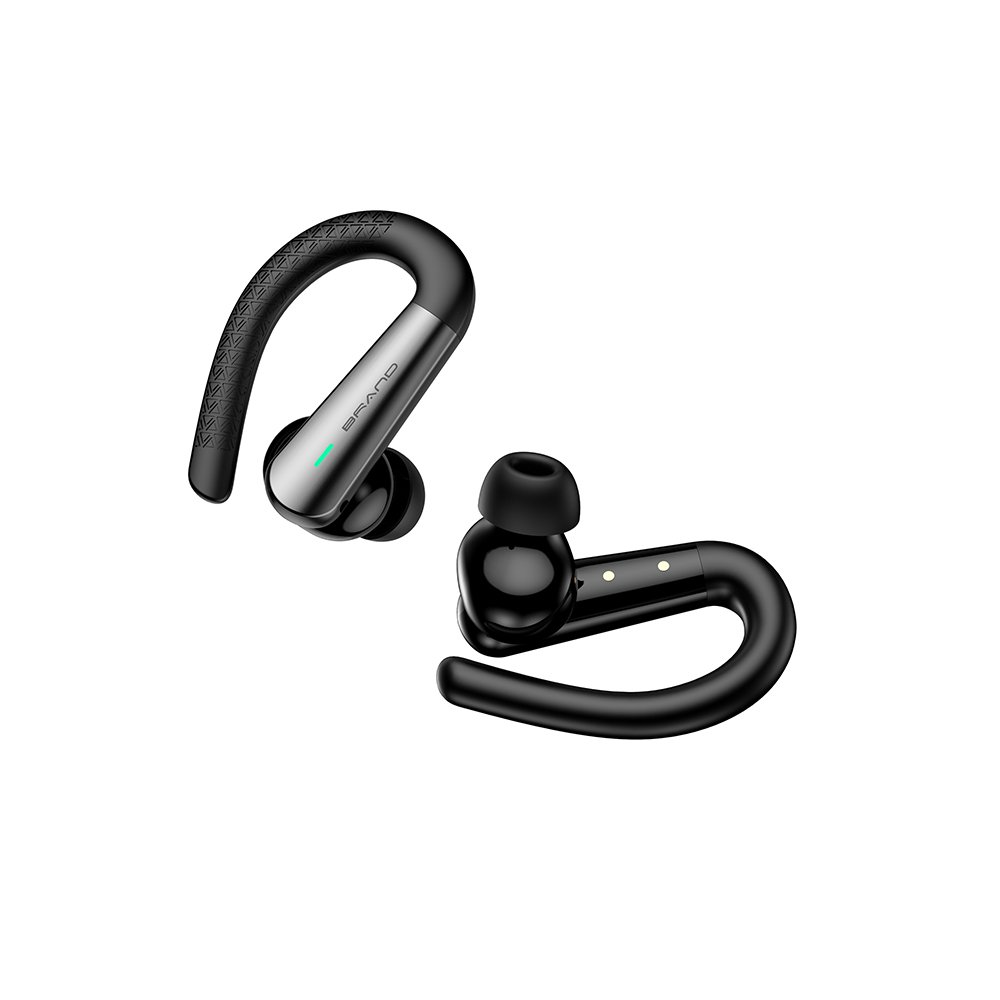 2022 LED Display Headset Ear Hook Wireless Sports Running Earphone OEM Logo BT 5.1 TWS Ear Hook Earbuds G200