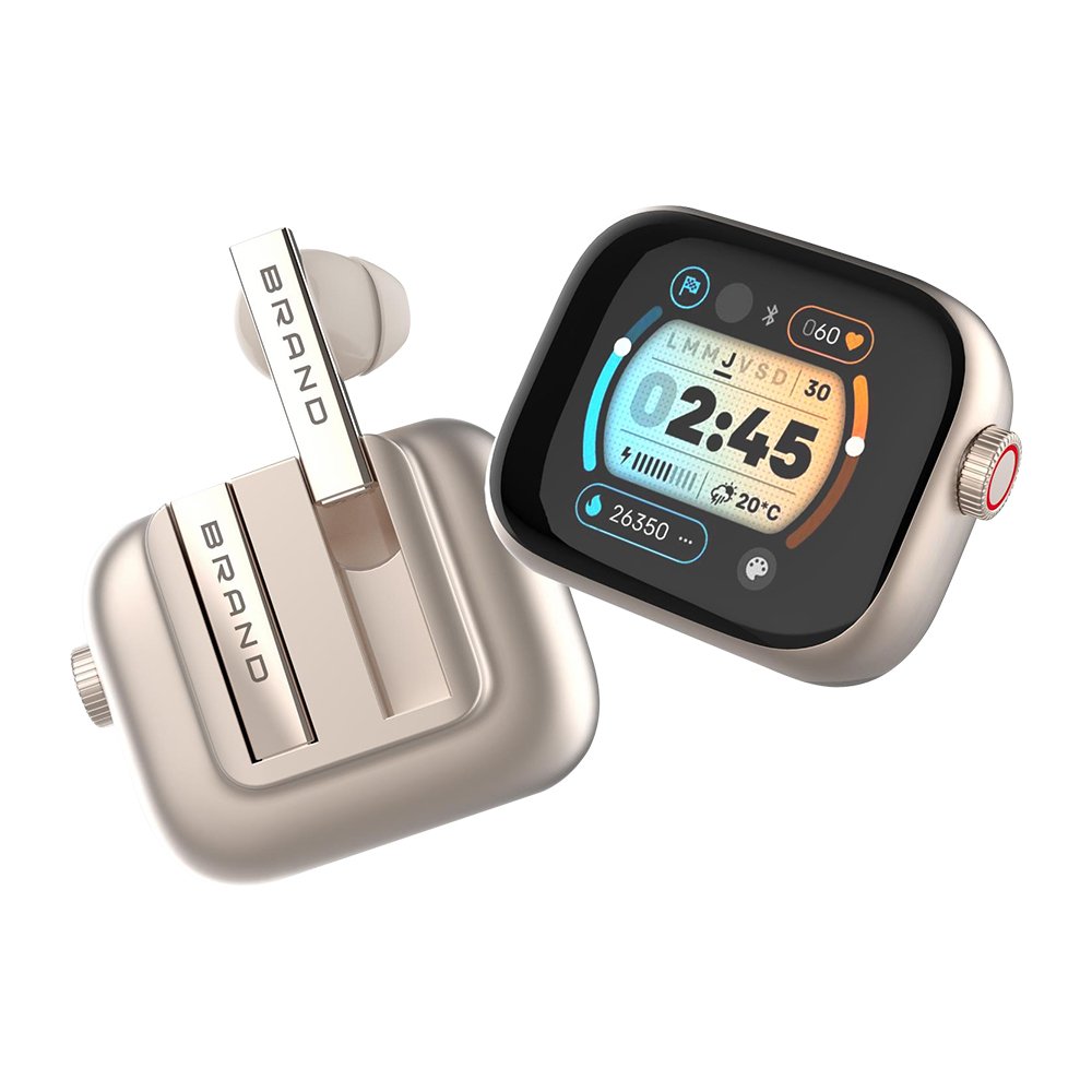 Factory Direct ANC Noise Cancelling TWS Earphones & Headphones ENC True Wireless Earbuds with Time Display