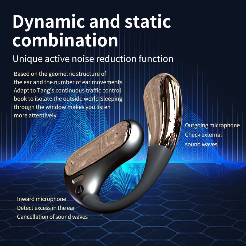 2024 New Open-ear Wireless Headphones Comfortable Non-in-ear Design Long Lasting Battery Sports Headset Pain-free Wear Q28 Ows