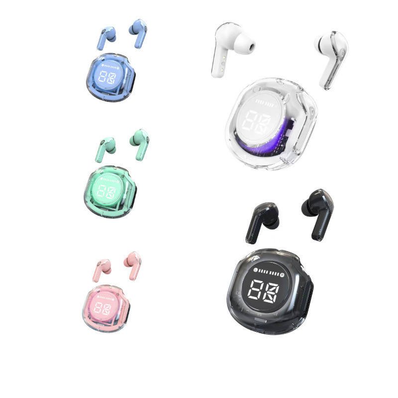 2024 Hot New Design Crystal Air39 BT Earbuds And In Earbud Wireless ENC Wireless Headphone