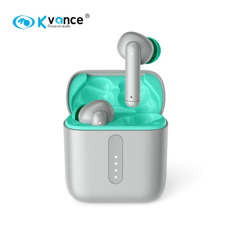 Kvance custom logo hifi tws earphone waterproof ture Wireless Earbuds factory price ear buds