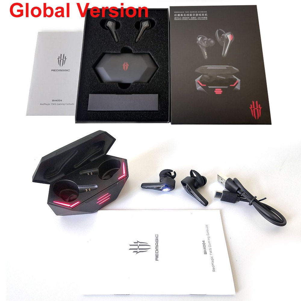 Global ZTE nubia Red Magic headphones earbuds gaming headset BT Earphones 5.0 5G TWS 4-16 hours battery life