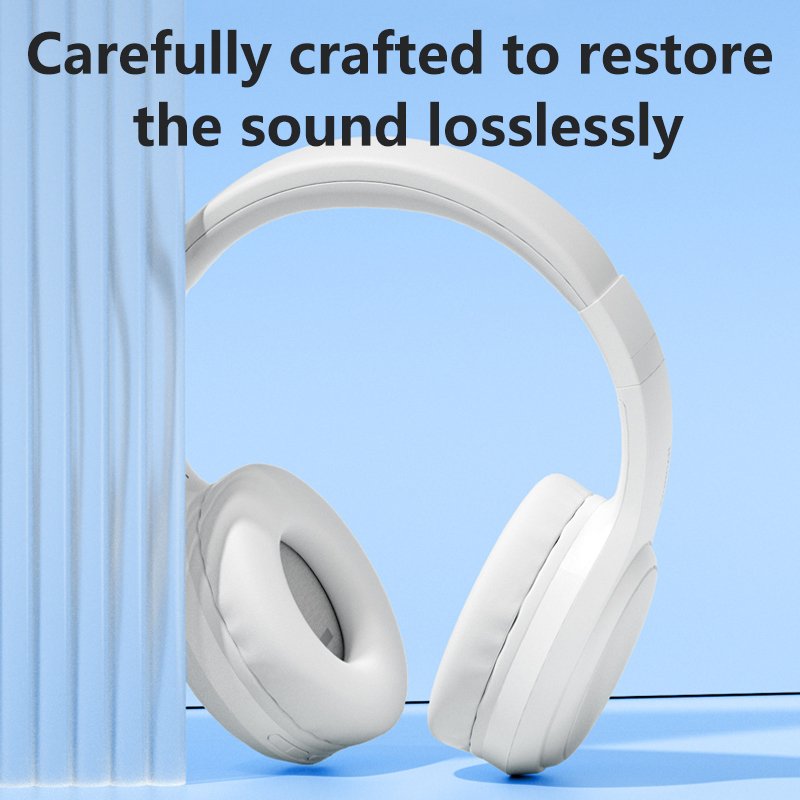 Foldable Wired/Wireless Headsets Dual Mic HIFI Sound Headphones 40mm Big Horn Earphones with Stretchable Functions