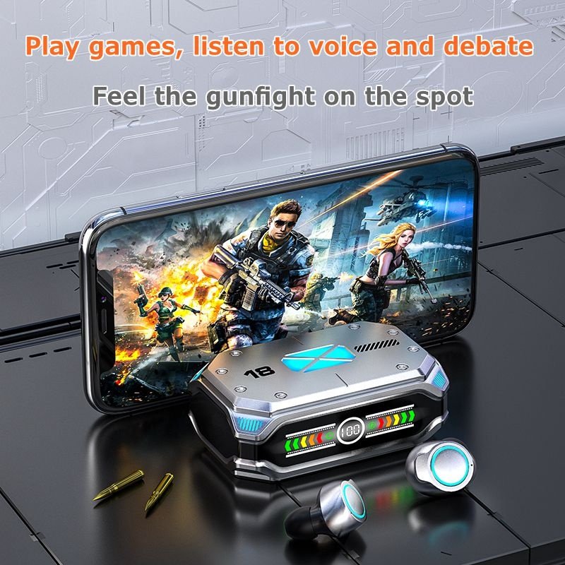 Audifonos auriculares tws wireless m43 m 43 tws gaming in ear noise cancelling game earbuds headphone earphone headsets original