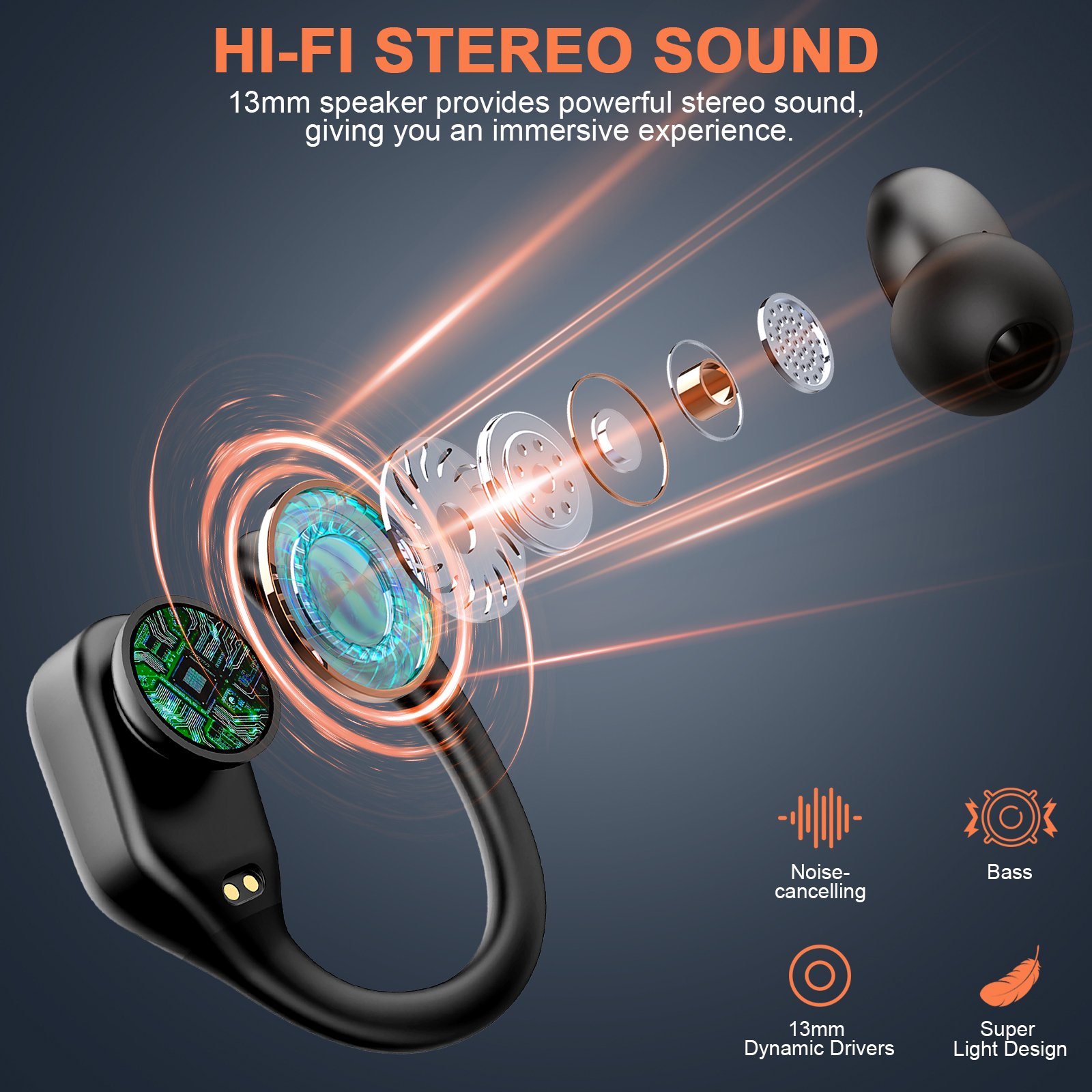Cheap j10 ANC TWS V5.0 Earphone 9D Stereo Headphones gaming headset Sport Waterproof Earphones Mini True Wireless Earbuds