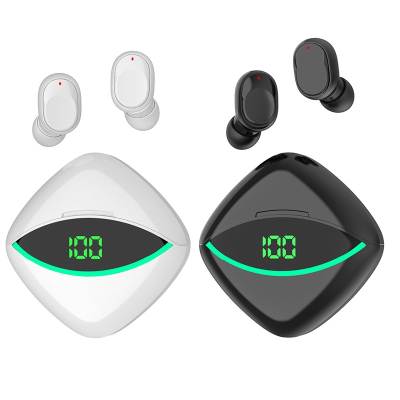 New design Y ONE TWS headphones with digital power display LED light Headphones True wireless earbuds Tws wireless earbuds