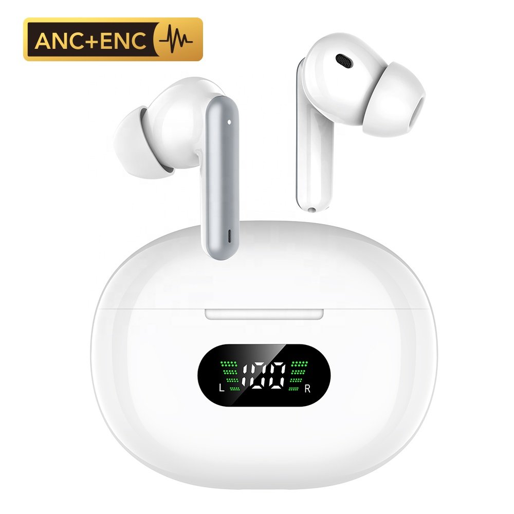 Top Seller Custom Logo Gaming Enc Mini Wireless Bluetooth 5.3 Earphone Anc Tws Active Noise Cancelling Earbuds