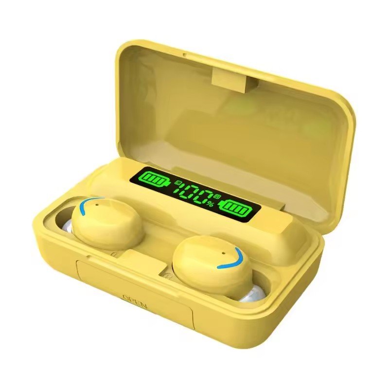 F9 BT Wireless Earphones TWS LED Senseless Two Ear Earphones Waterproof HD Call CVC 8.0 Noise Reduction Earphones