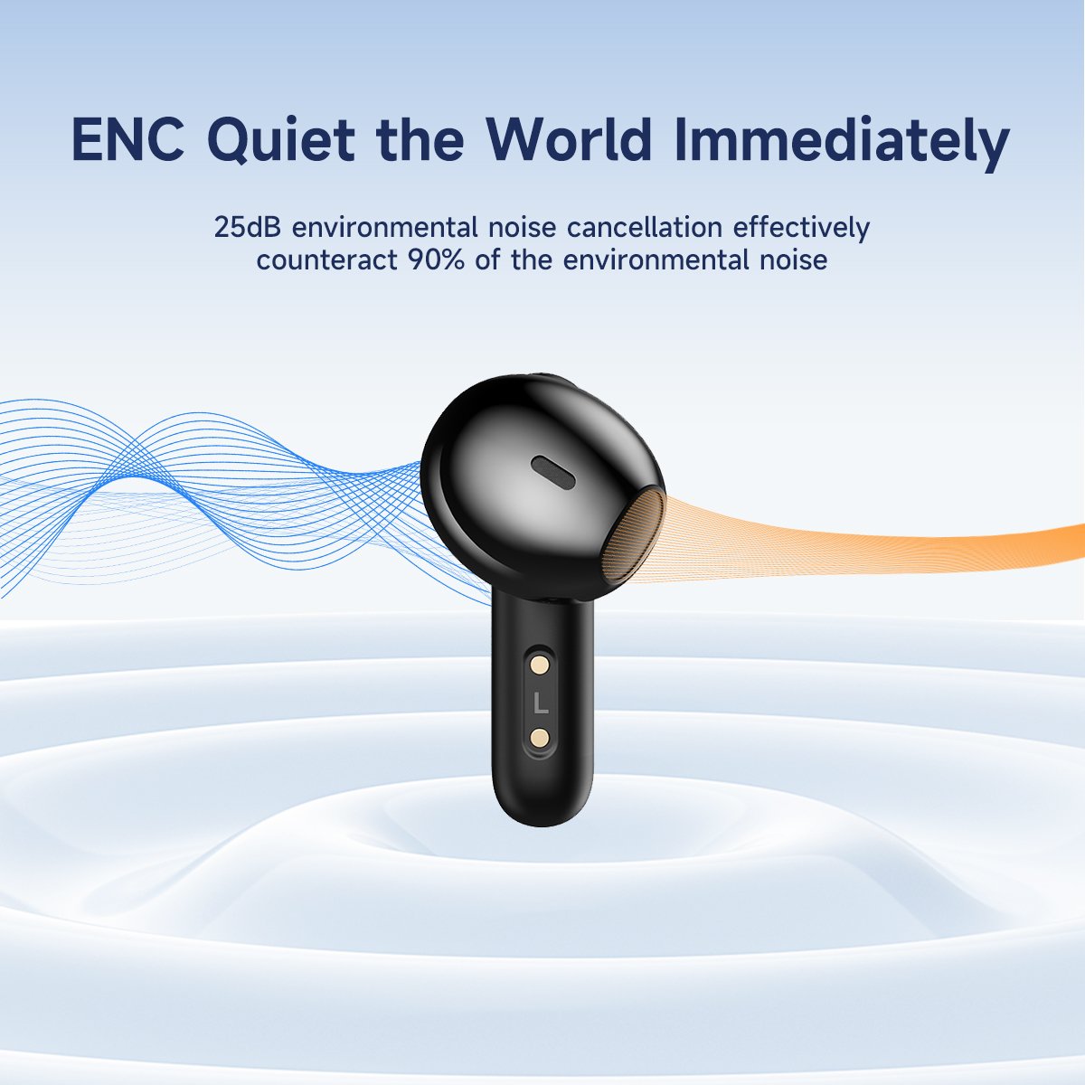 2023 Noise Cancelling T66 EarBuds Earbud IP6 Waterproof Sport Headset
