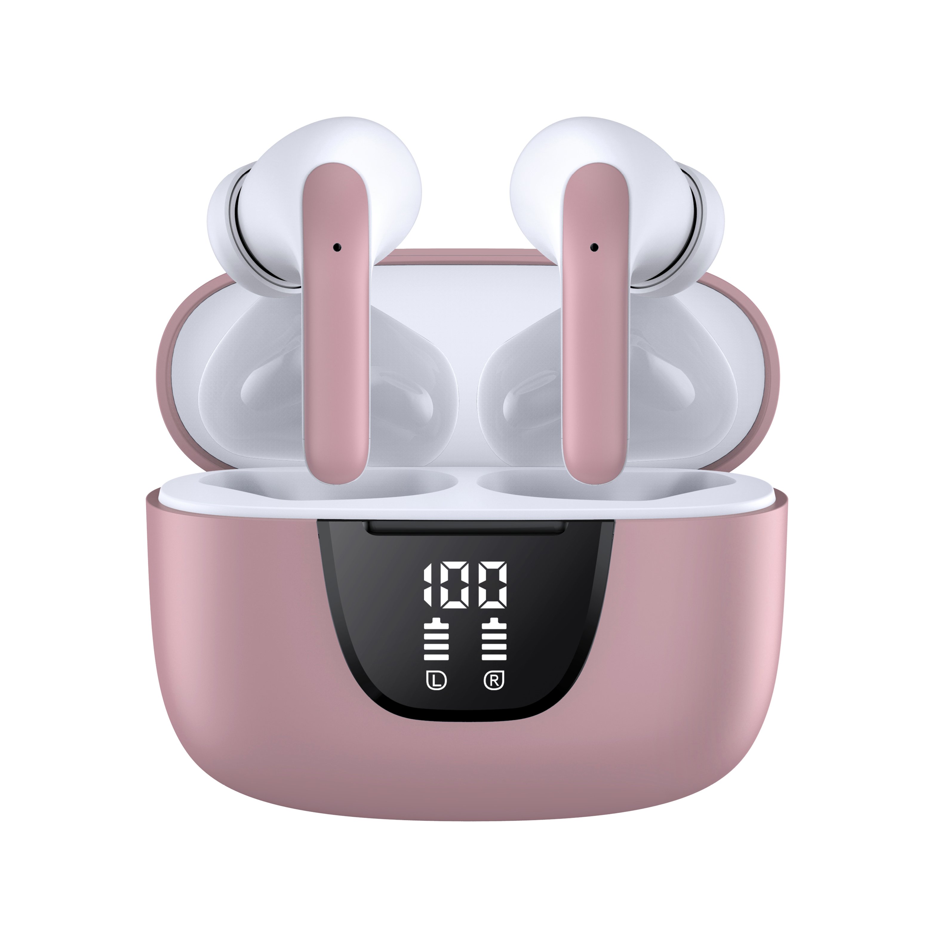 Wireless Bluetooth Headphones Noise Cancelling TWS Earbuds with Microphone for Gaming & Daily Use