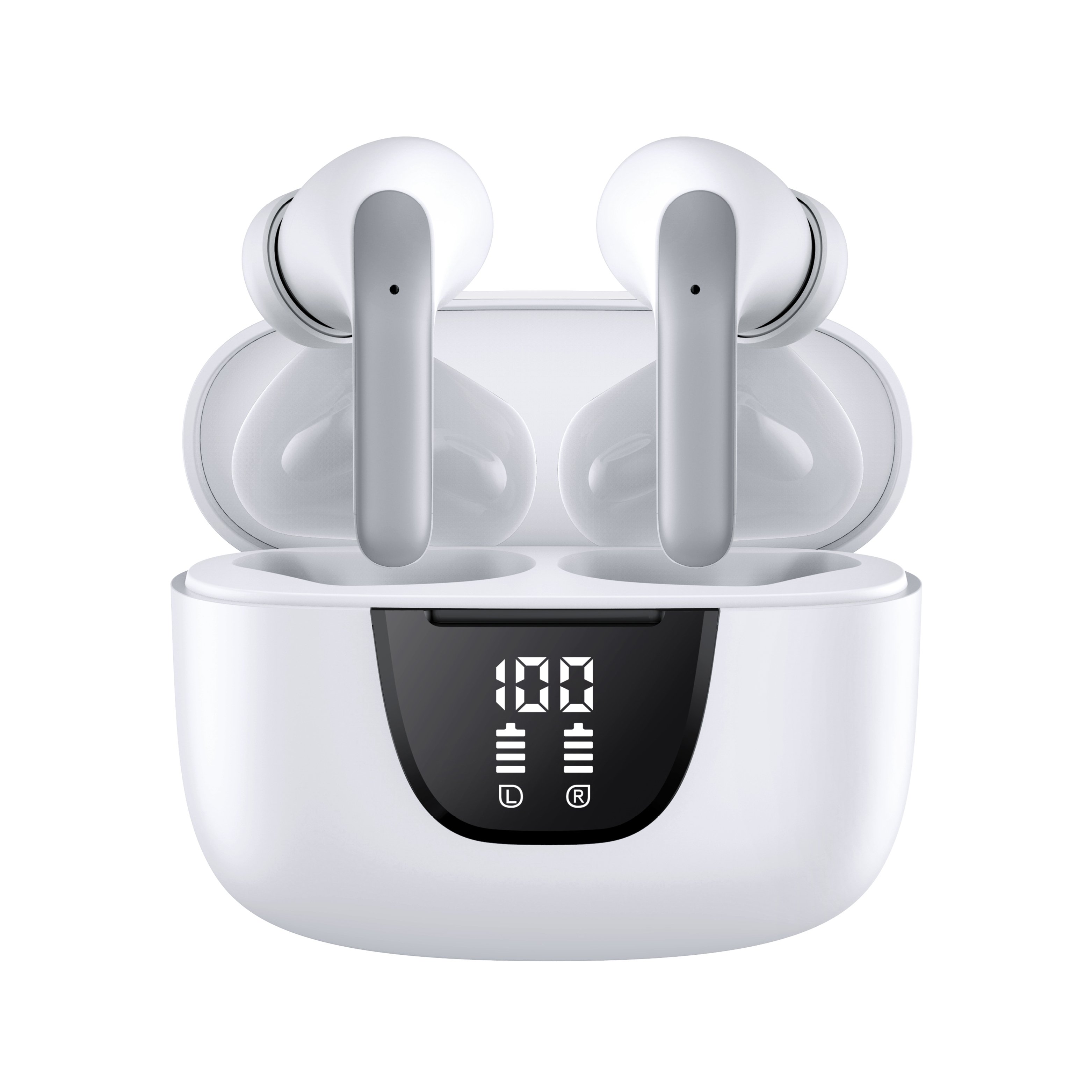Wireless Bluetooth Headphones Noise Cancelling TWS Earbuds with Microphone for Gaming & Daily Use