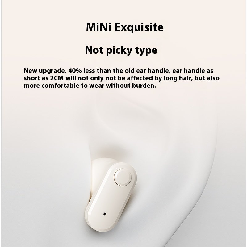 Sansui W97 TWS mini 3 grams Compact lightweight Semi in ear ENC HD handfree noise cancelling headset Wireless Bluetooth earphone