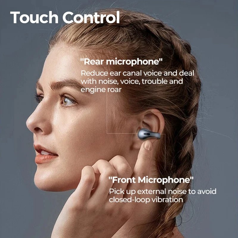 Trending 2024 New Bone Conduction Headset TWS Earbuds for Apple Reloj Sport Gaming In-ear Headphones Business Wireless Earphones