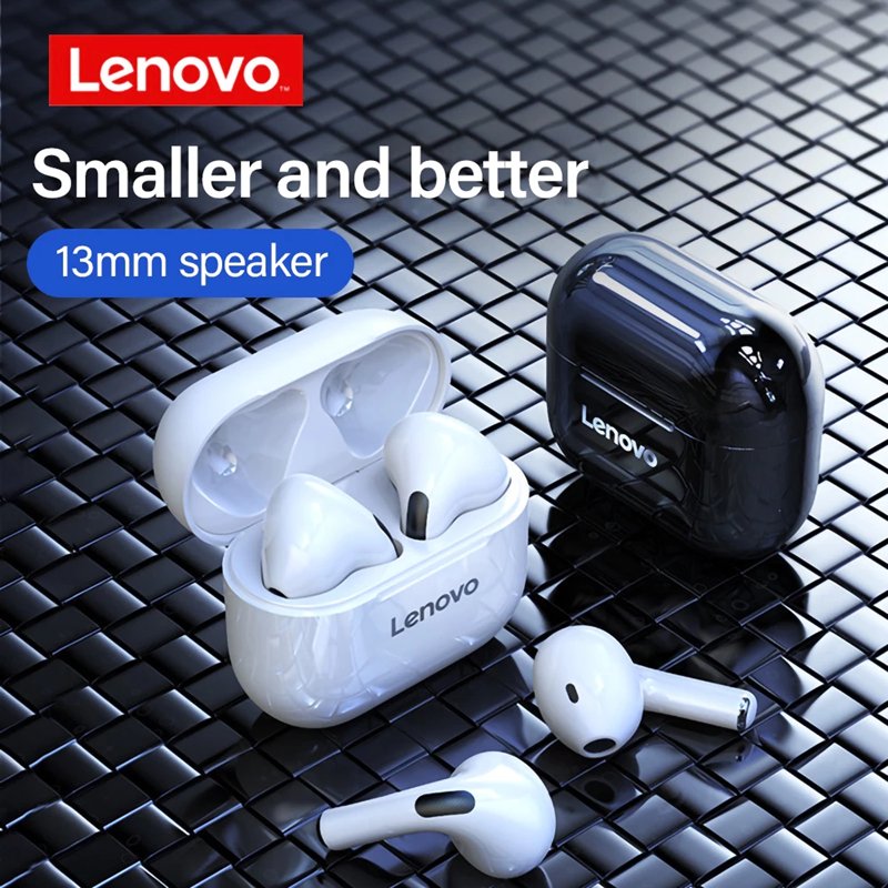 Original TWS lenovo LP40 headphones earphone BT Wireless Charging Box 9D Stereo Waterproof Headsets With Noise Cancelling