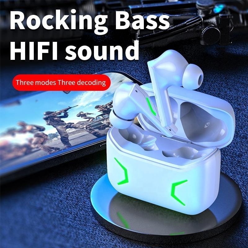 Good quality U50 in-ear wireless Headphones non-noise cancelling tws earphones BT5.2 LED sport gaming earbuds
