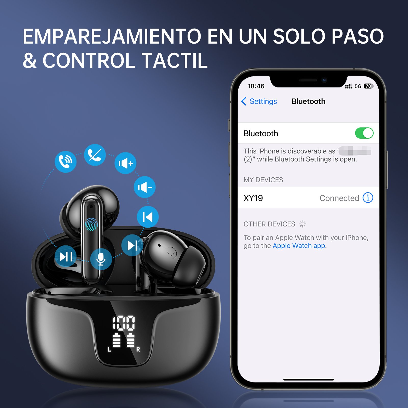 Bluetooth Headphones Wholesale Wireless Sports Earphones Headphones Wireless Bluetooth 5.3 TWS Noise Cancelling Gaming Earphone