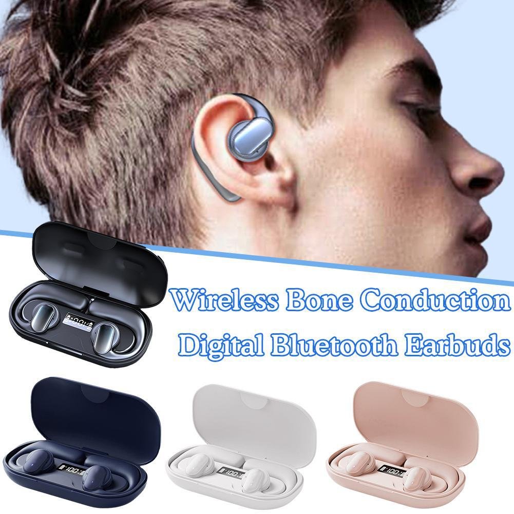 ANC S901 Ear Headphones ENC BT 5.3 Earbuds with Waterproof Wireless Earbuds Mic Sport Reduction Earbuds EarHook Head