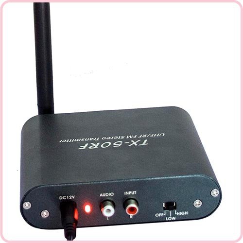Popular Silent Disco Transmitters with Longer Distance 500 Meters 1500 Feet Digital Display TX-50RF