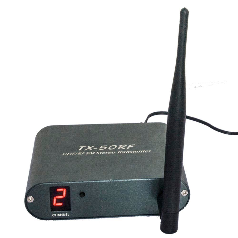 Popular Silent Disco Transmitters with Longer Distance 500 Meters 1500 Feet Digital Display TX-50RF