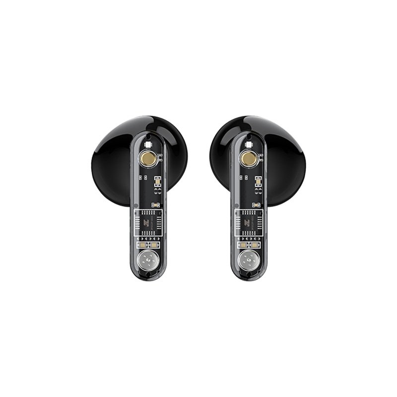 Transparent Design Hot Seller True Stereo High Sound Quality Wireless Earphones TWS Earbuds Headphones for iPhone Android