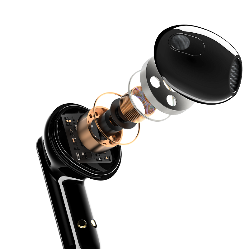 Transparent Design Hot Seller True Stereo High Sound Quality Wireless Earphones TWS Earbuds Headphones for iPhone Android