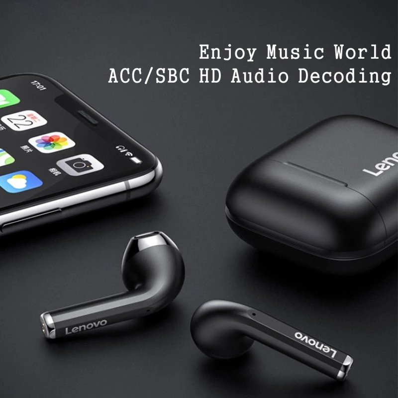 Lenovo thinkplus LP2 Tws Earphone Wireless Headphones Bt 5.0 Earbuds Gaming Earphone