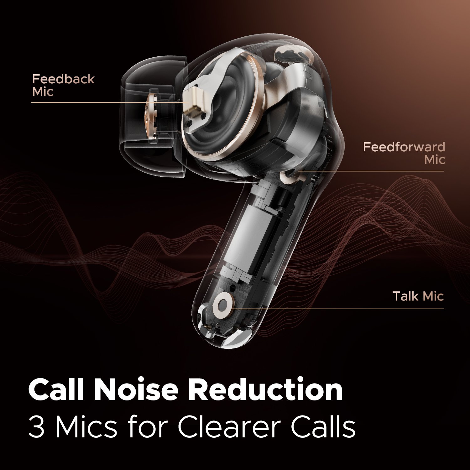 SoundPEATS Capsule3 Pro ANC earbuds Noise Cancelling TWS Earphones long play time wireless headphones