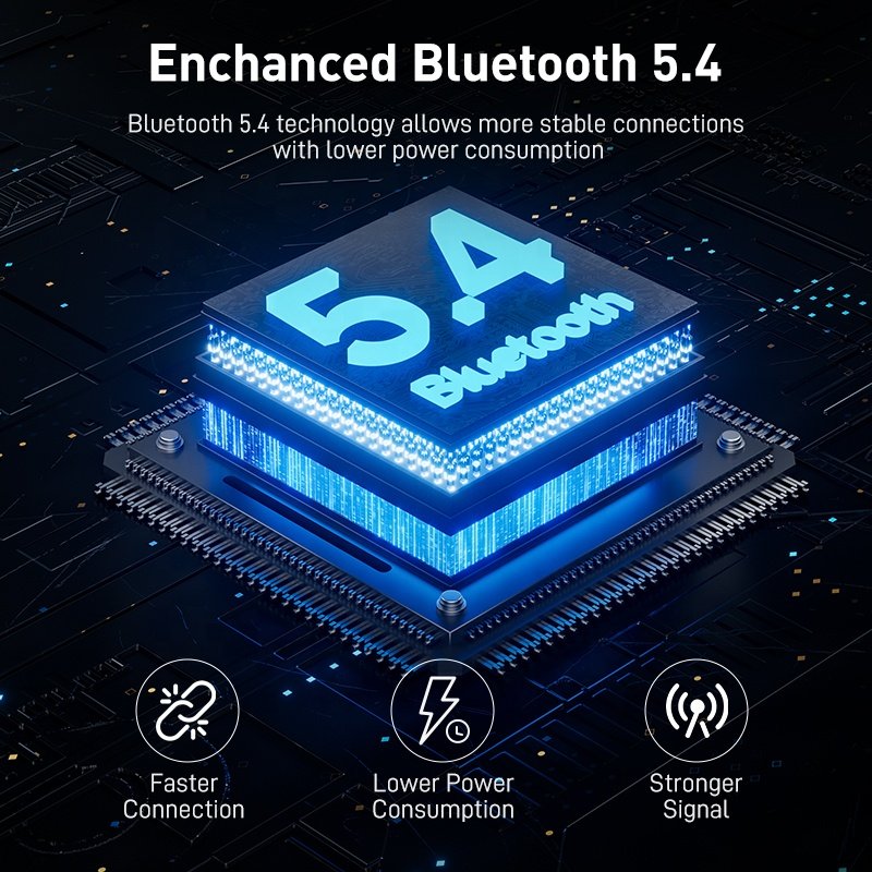 SANSUI W62 TWS Earbuds Wireless Headphone 5.4 Earphone Noise Cancelling Gaming Headset Hi-Fi Sound Music In-ear earphone