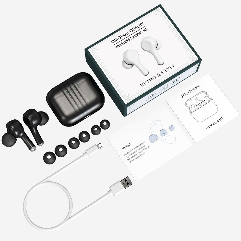 2021 mini ANC Noise-Cancelling bluetooth earbuds M01 BT5.2 wireless earbuds earphone for iPhone with ANC/ENC noise cancelling