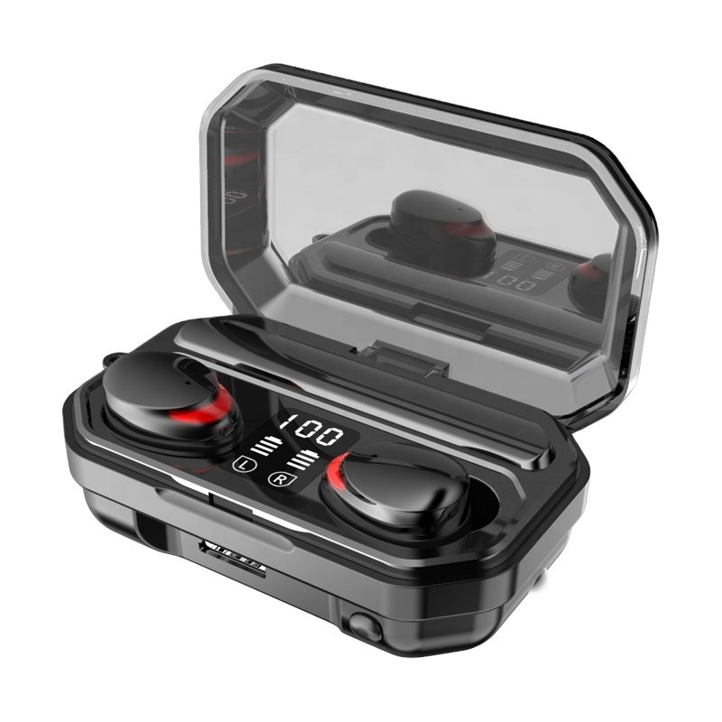 Popular M10 Earbuds Tws 9d Bt5.3 Earphone Touch Control Wireless Earphones Stereo Bass Headphone Led Digital Display Earbuds