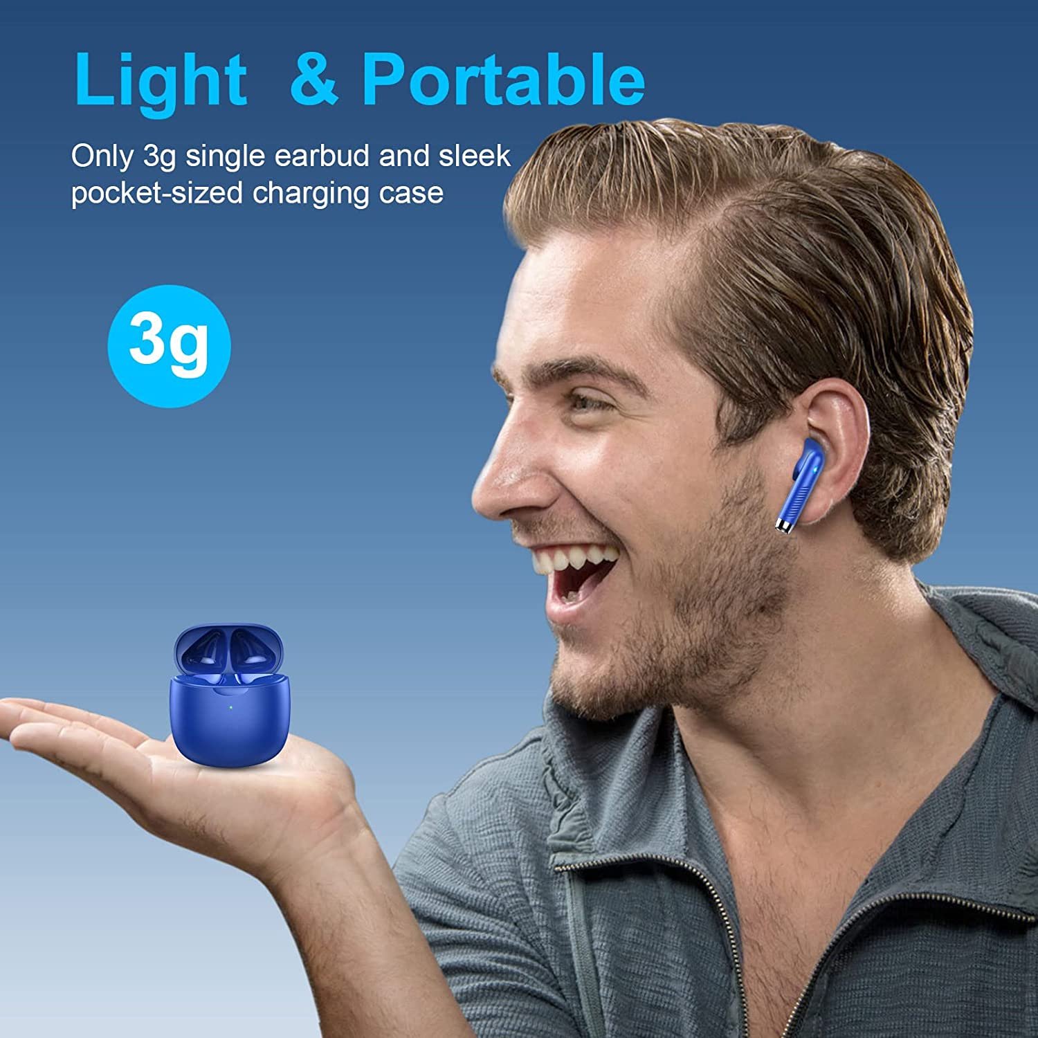 Huien Wireless Earbuds ODM OEM Earphones 32Hrs Playtime Tws Earbuds Bluetooth 5.3 Headphones Noise Cancelling Earbuds