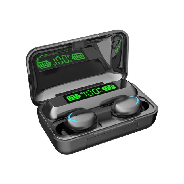 Wireless Headphones BT5.0 Earphones F9-5 TWS With Microphone Sports Waterproof Headsets Mini Earbuds LED Display