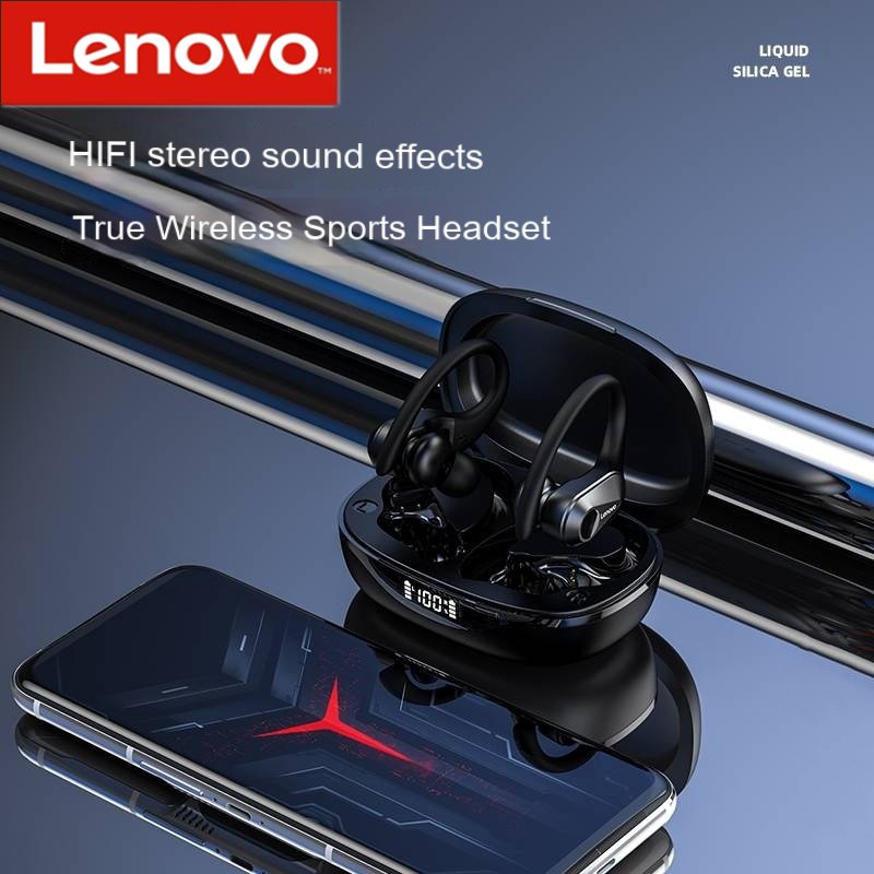 Original Lenovo LP75 hook earphone sports running gamer Gaming headphones bt 5.3 headset bloototh TWS wireless earphone earbuds