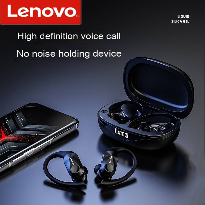 Original Lenovo LP75 hook earphone sports running gamer Gaming headphones bt 5.3 headset bloototh TWS wireless earphone earbuds