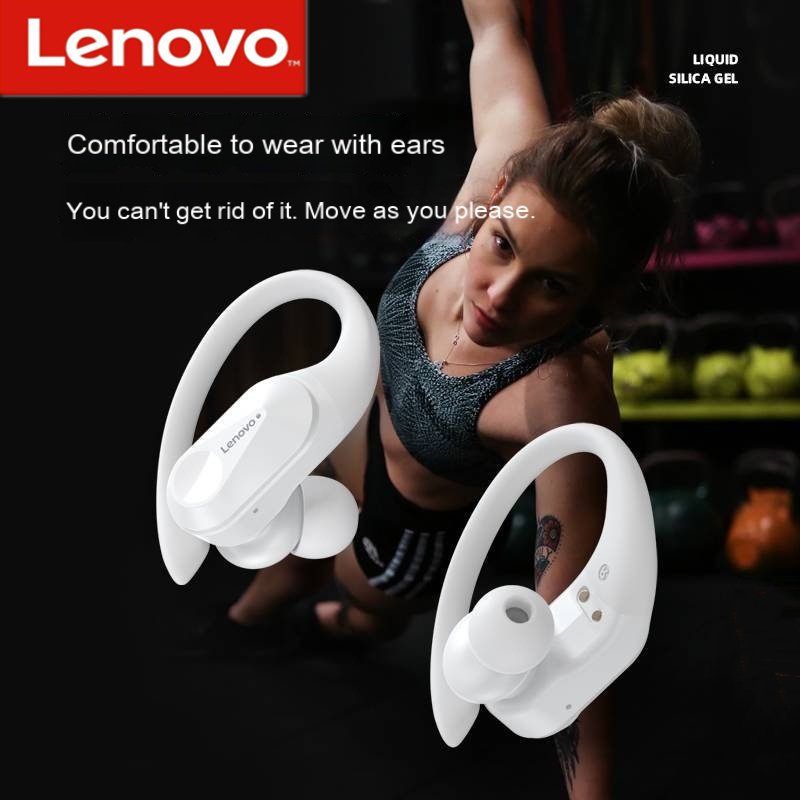 Original Lenovo LP75 hook earphone sports running gamer Gaming headphones bt 5.3 headset bloototh TWS wireless earphone earbuds