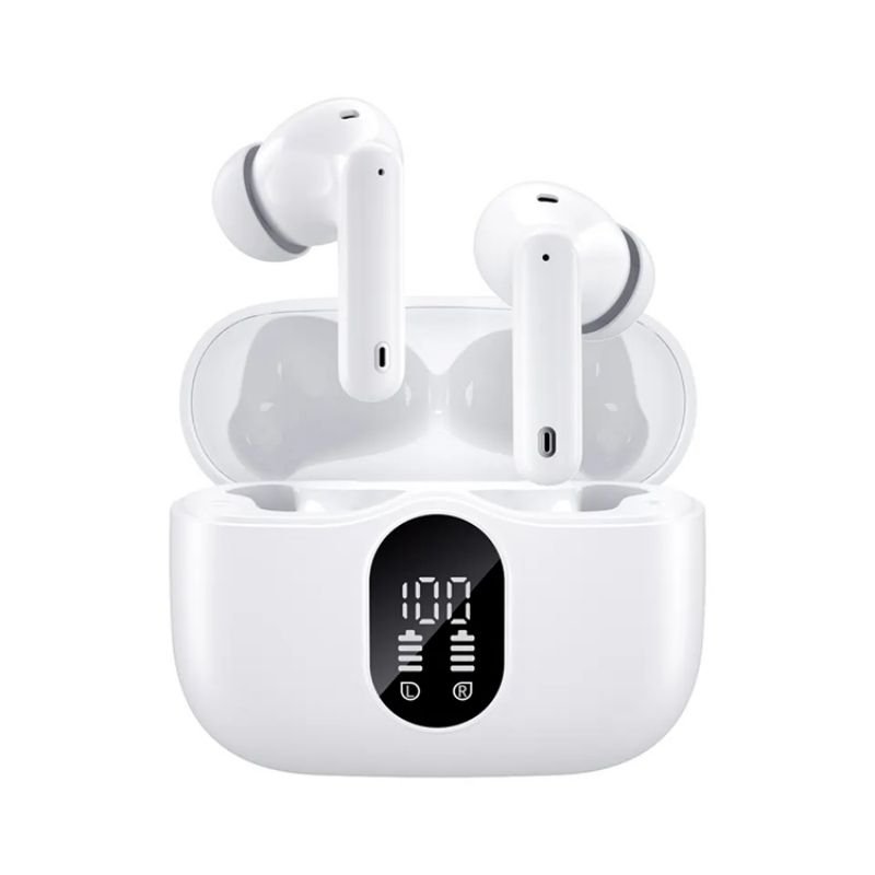 A90 Wireless Earbuds BT 5.3 ANC+ENC TWS Long Playtime HiFi Headphone Noise Canceling Sports Headset Digital LED Display Earphone