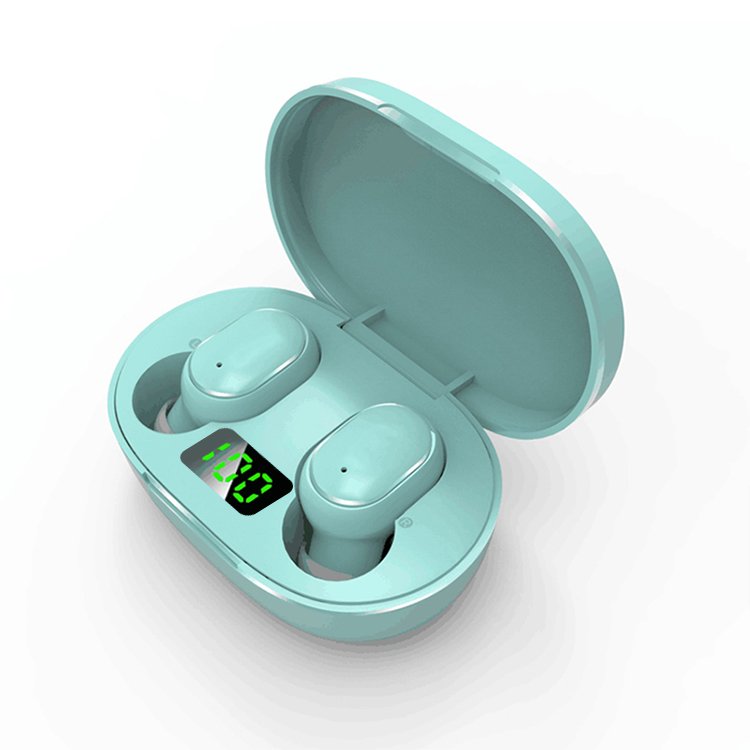 Colorful Wireless In-ear Earbuds Digital Display Bluerooth True Noise Cancelling Earphones