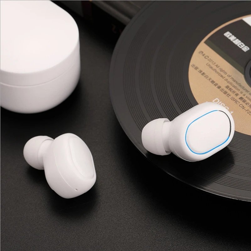 E7S TWS Wireless Headphones Blue tooth earphone Control Sport Headset Microphone Music Earphone Work On All Smartphone Earbuds