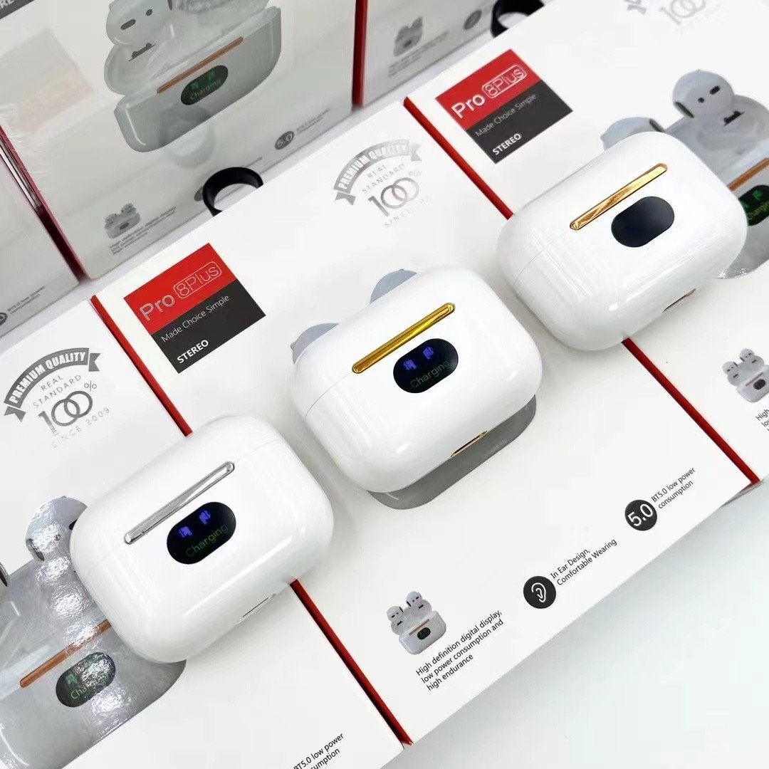 Pro8plus Private Model Wireless Sports Bt Earphone Tws Mini Headphone Wireless Earbuds Waterproof In-ear earbuds pro5plus pro6s