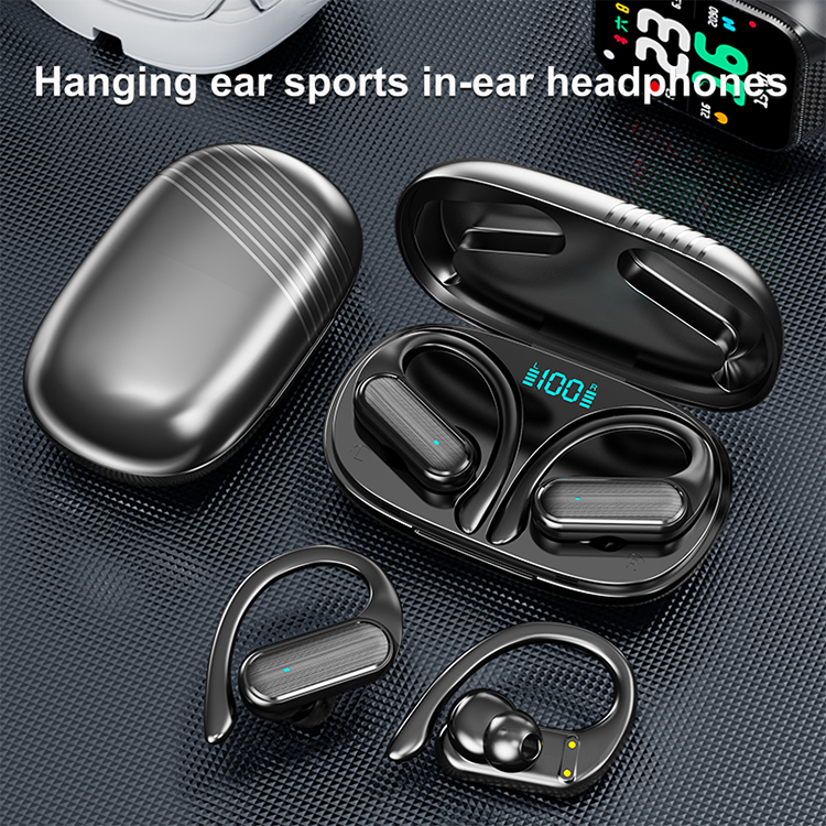 Long Standby Time Business Double Hanging Headset A520 Sport Type C Headphones Bloototh TWS Wireless Gaming Earbuds Earphones