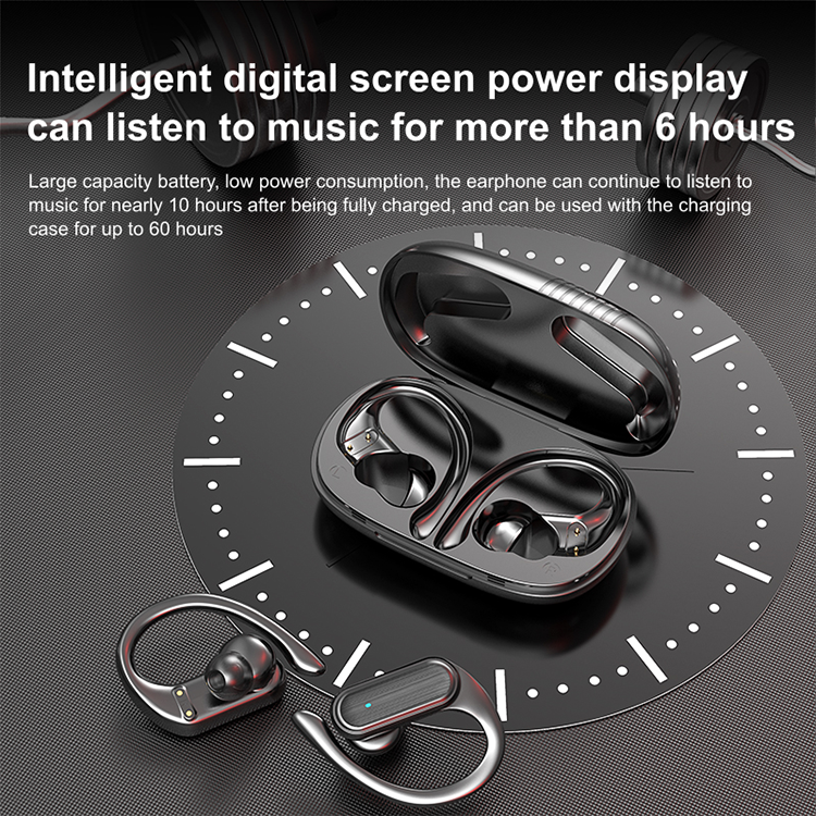 Long Standby Time Business Double Hanging Headset A520 Sport Type C Headphones Bloototh TWS Wireless Gaming Earbuds Earphones