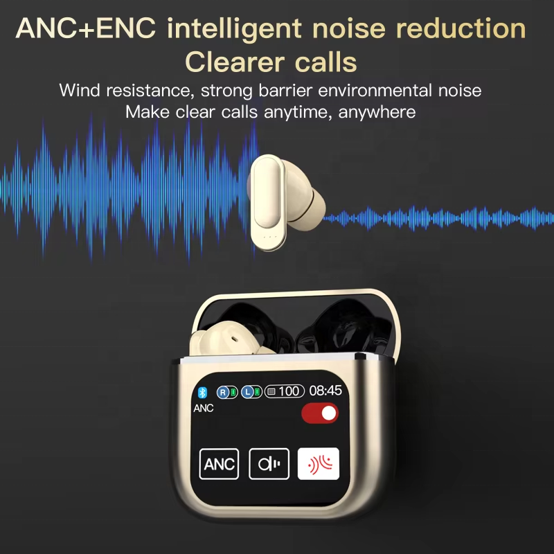 Air Version SE60 XY27 28 A9 A10 ENC Touch Screen ANC Gaming Noise Cancelling Tws earphones & headphones