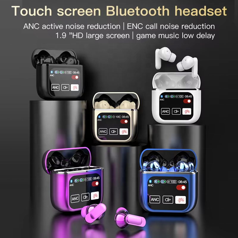 Air Version SE60 XY27 28 A9 A10 ENC Touch Screen ANC Gaming Noise Cancelling Tws earphones & headphones