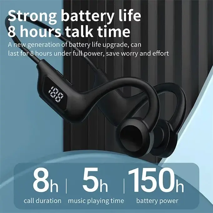 BL13 Foldable Neckband Wireless Earbuds BT Bone Conduction Headphones Non-Noise Cancelling vg06 twsEarphones Headphones