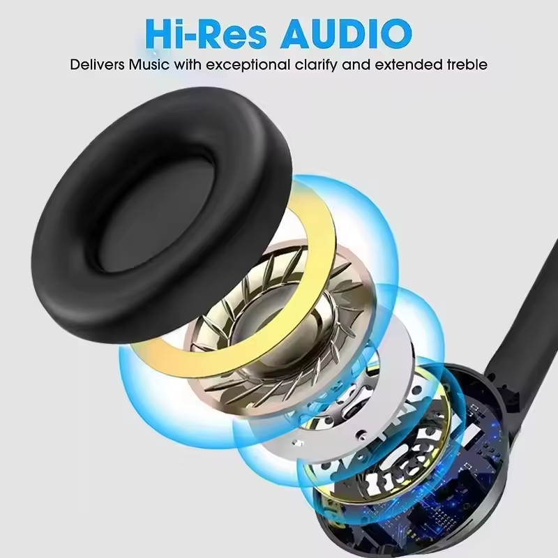 Wholesale noise cancelling earphone ANC wireless earbuds in-ear headphones with logo vaild serie number
