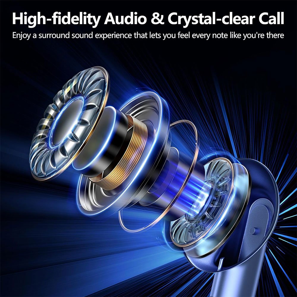 OEM ODM Factory ANC Noise Cancelling Earphone TWS Bluetooth Wireless Charging Earbuds In-Ear Headphones