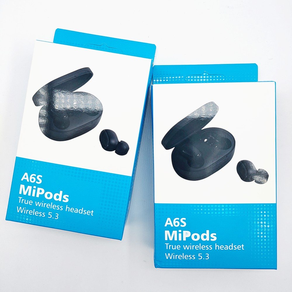 Original Tws A6s Wireless Headsets Earphones Stereo Headphones Sport Noise Cancelling Mini a6s earbudsf m10 m19