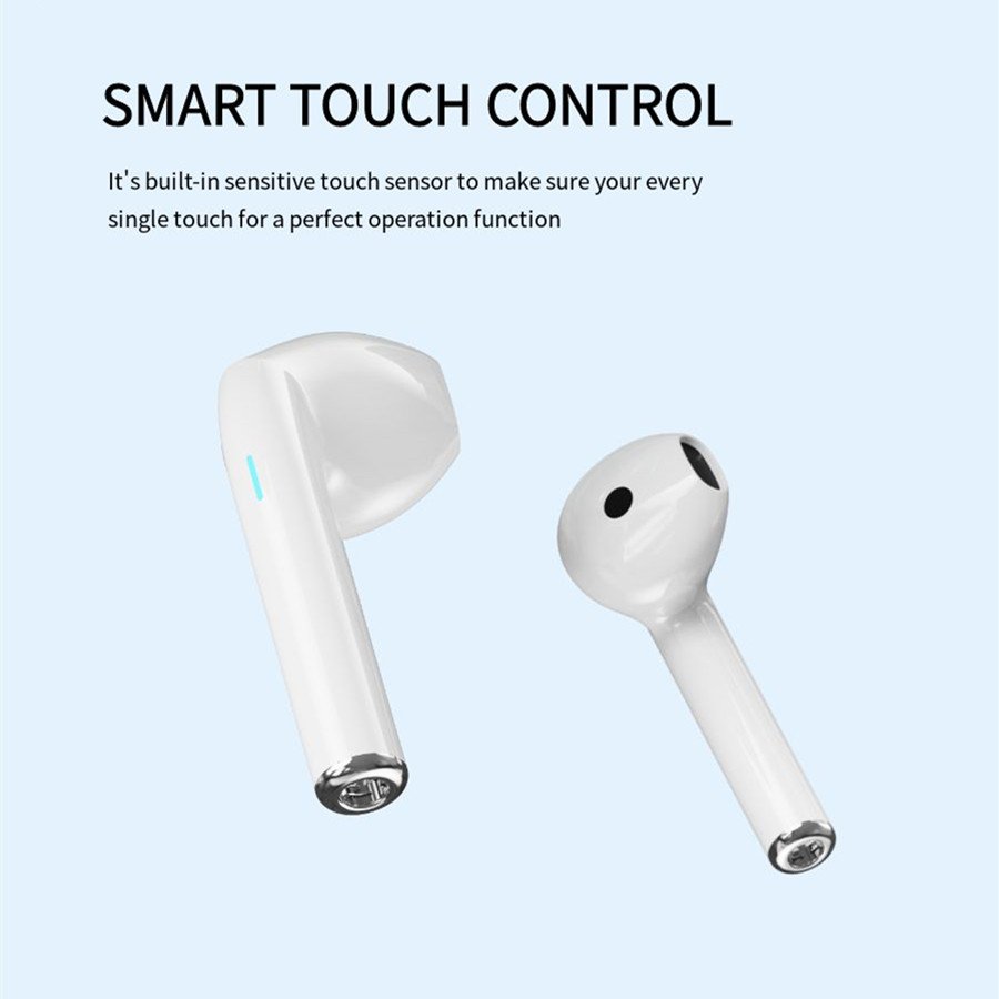 Wireless Earbuds Stereo Bass Headphones in Ear Noise Cancelling TWS Earphones Sports Mini Charging Case Ear buds for Android IOS